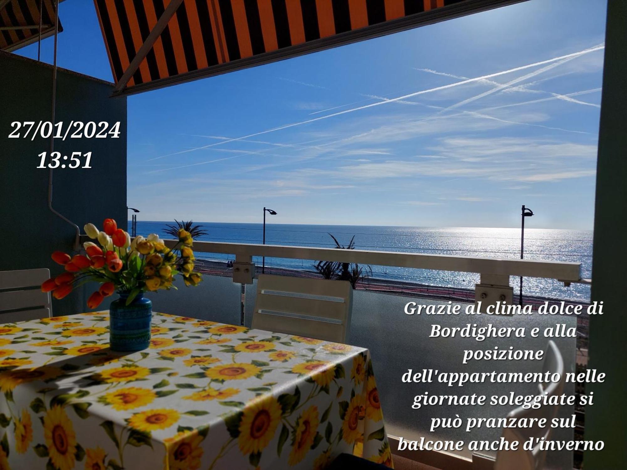 Emozioni Casa Vista Mare Bordighera Eksteriør billede